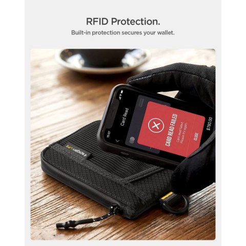 SPIGEN LF300 SOFT RFID CARD HOLDER BLACK