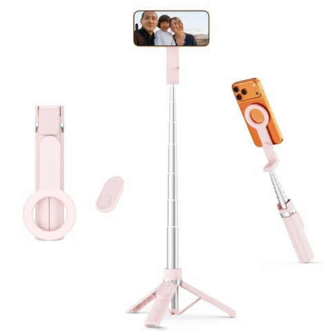TECH-PROTECT L11S MAGSAFE BLUETOOTH SELFIE STICK TRIPOD PINK