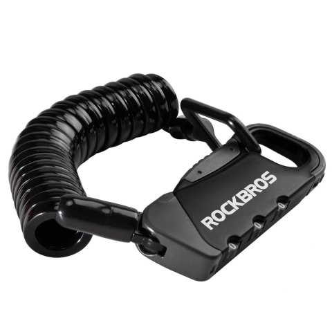 Zapięcie rowerowe Rockbros RBK6N na szyfr - czarne
