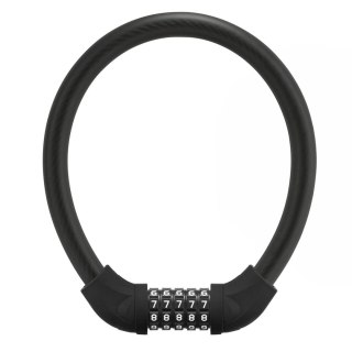 Zapięcie rowerowe Rockbros RKS870-BK na szyfr linka stalowa 85 cm - czarne