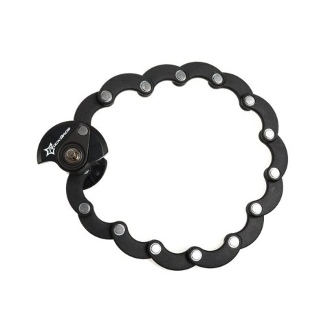 Zapięcie rowerowe Rockbros WL798 składane U-lock - czarne