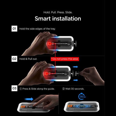 SZKŁO HARTOWANE SPIGEN GLAS.TR EZ FIT PRO HD 2-PACK NOTHING PHONE 4A PRO CLEAR