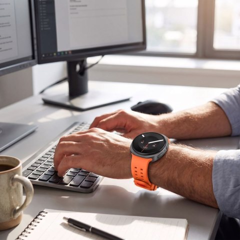 TECH-PROTECT SILICONE AIR SAMSUNG GALAXY WATCH 8 / 9 / CLASSIC (40 / 44 / 46 MM) TANGARINE ORANGE