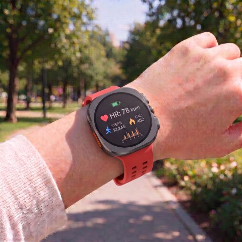 TECH-PROTECT SILICONE AIR SAMSUNG GALAXY WATCH ULTRA 1 / 2 2024-2026 (47 MM) CRIMSON RED
