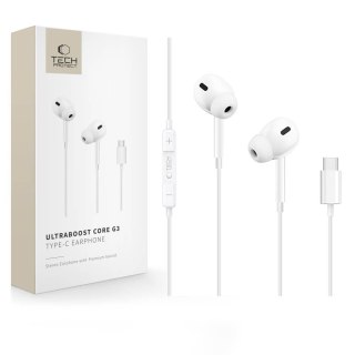 TECH-PROTECT ULTRABOOST TYPE-C EARPHONE CORE G3 WHITE