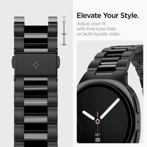 SPIGEN MODERN FIT 316L BAND SAMSUNG GALAXY WATCH 8 / 9 / CLASSIC (40 / 44 / 46 MM) BLACK