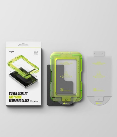 SZKŁO HARTOWANE RINGKE COVER DISPLAY EASY SLIDE 2-PACK GALAXY Z FOLD 8 CLEAR