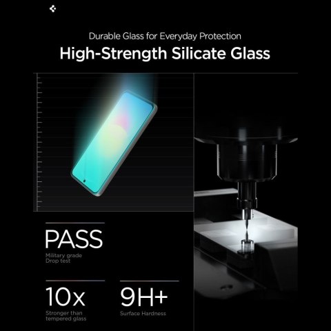 SZKŁO HARTOWANE SPIGEN GLAS.TR EZ FIT PRO 2-PACK SAMSUNG GALAXY A27 5G CLEAR
