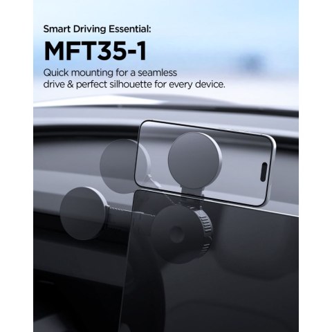 SPIGEN MFT35-1 MAGNETIC MAGSAFE DASHBOARD & WINDSHIELD & SCREEN CAR MOUNT BLACK