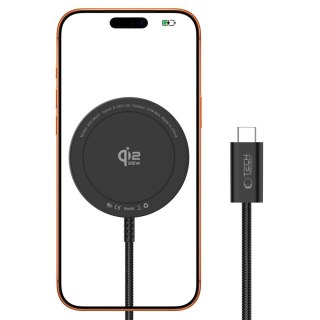 TECH-PROTECT A54 MAGNETIC MAGSAFE WIRELESS CHARGER 25W QI2.2 BLACK