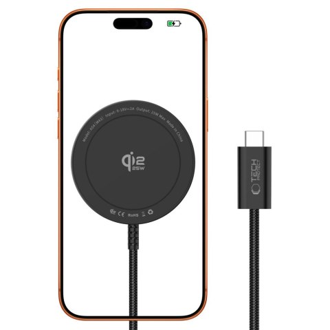 TECH-PROTECT A54 MAGNETIC MAGSAFE WIRELESS CHARGER 25W QI2.2 BLACK
