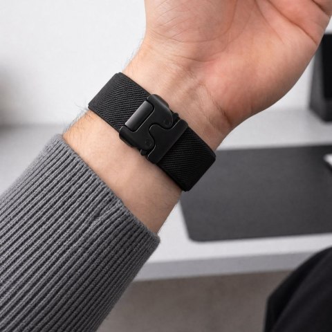 TECH-PROTECT NYLON CLASP SAMSUNG GALAXY WATCH 8 / 9 / CLASSIC (40 / 44 / 46 MM) BLACK
