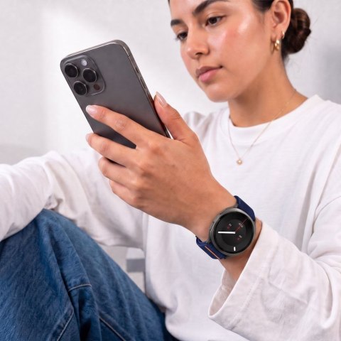 TECH-PROTECT NYLON CLASP SAMSUNG GALAXY WATCH 8 / 9 / CLASSIC (40 / 44 / 46 MM) NAVY BLUE