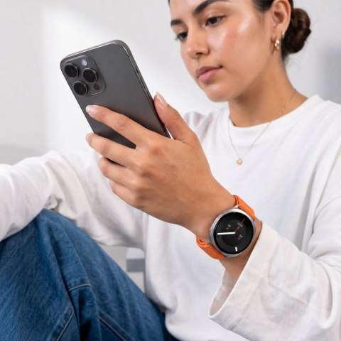TECH-PROTECT NYLON CLASP SAMSUNG GALAXY WATCH 8 / 9 / CLASSIC (40 / 44 / 46 MM) ORANGE