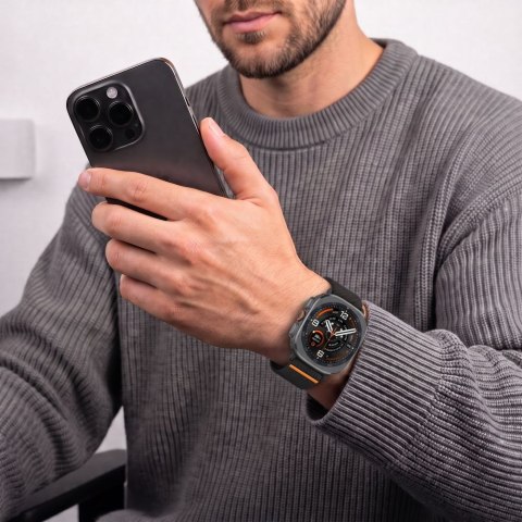 TECH-PROTECT NYLON CLASP SAMSUNG GALAXY WATCH ULTRA 1 / 2 2024-2026 (47 MM) BLACK