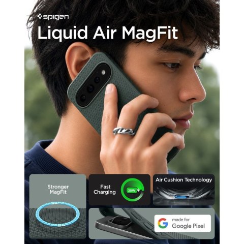 SPIGEN LIQUID AIR MAG MAGSAFE GOOGLE PIXEL 11 PRO ABYSS GREEN