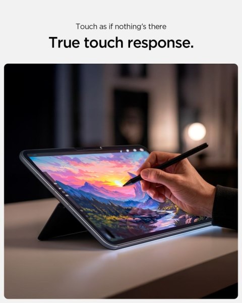 SZKŁO HARTOWANE SPIGEN ALM GLAS.TR T IPAD AIR 11" 6 / 7 / 8 / 2024-2026 CLEAR