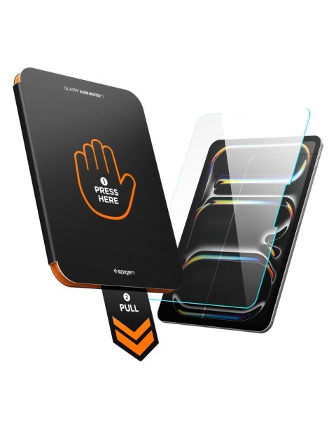 SZKŁO HARTOWANE SPIGEN ALM GLAS.TR T IPAD PRO 11" 5 / 6 / 2024-2025 CLEAR