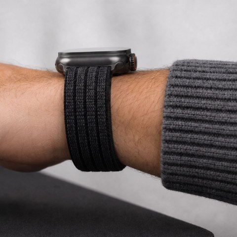 TECH-PROTECT NYLON SPORT APPLE WATCH 8 / 9 / 10 / 11 / SE / ULTRA (44 / 45 / 46 / 49 MM) BLACK