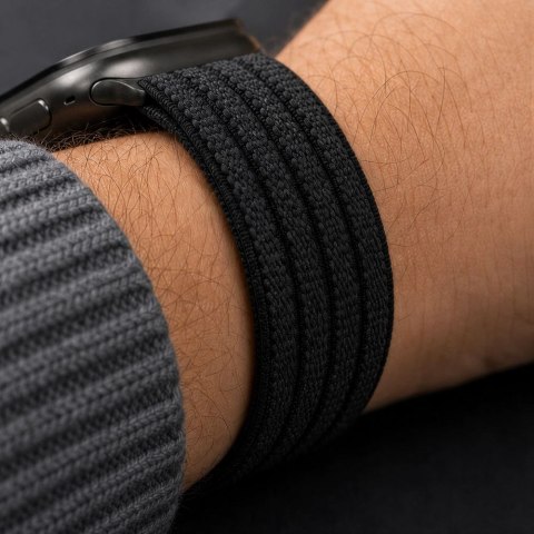 TECH-PROTECT NYLON SPORT APPLE WATCH 8 / 9 / 10 / 11 / SE / ULTRA (44 / 45 / 46 / 49 MM) BLACK