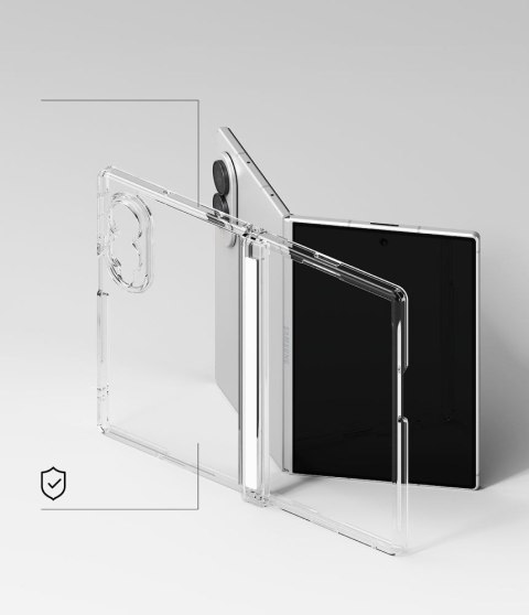 RINGKE FUSION FLAP GALAXY Z FOLD 8 CLEAR