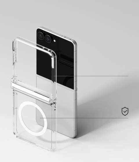 RINGKE FUSION FLAP MAGNETIC MAGSAFE GALAXY Z FLIP 8 CLEAR