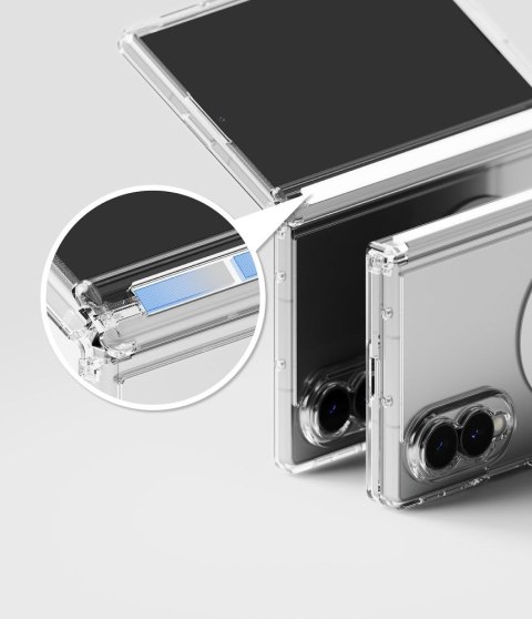 RINGKE FUSION FLAP MAGNETIC MAGSAFE GALAXY Z FOLD 8 CLEAR