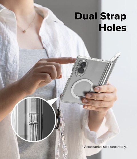 RINGKE FUSION FLAP MAGNETIC MAGSAFE GALAXY Z FOLD 8 CLEAR