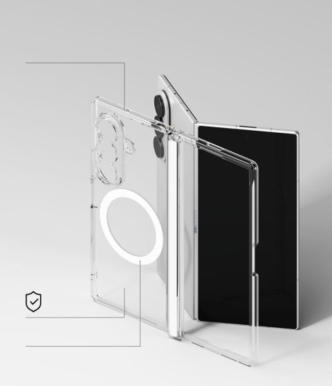 RINGKE FUSION FLAP MAGNETIC MAGSAFE GALAXY Z FOLD 8 ULTRA CLEAR