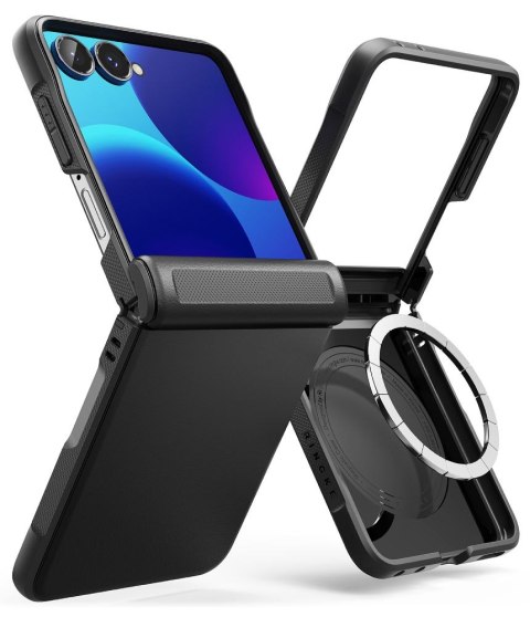 RINGKE ONYX FLAP MAGNETIC MAGSAFE GALAXY Z FLIP 8 BLACK