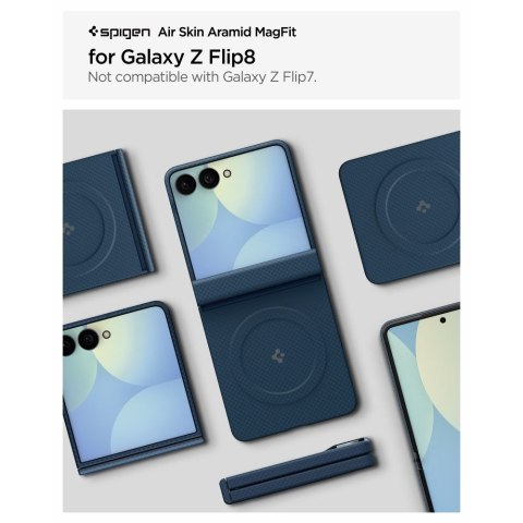 SPIGEN AIRSKIN ARAMID MAGSAFE GALAXY Z FLIP 8 NAVY