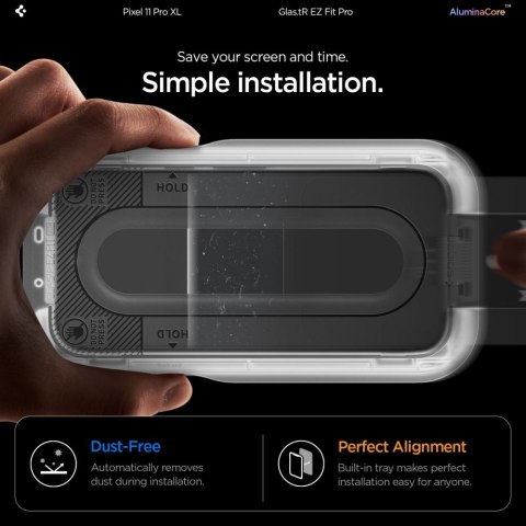 SZKŁO HARTOWANE SPIGEN GLAS.TR EZ FIT PRO AC 2-PACK GOOGLE PIXEL 11 PRO XL CLEAR