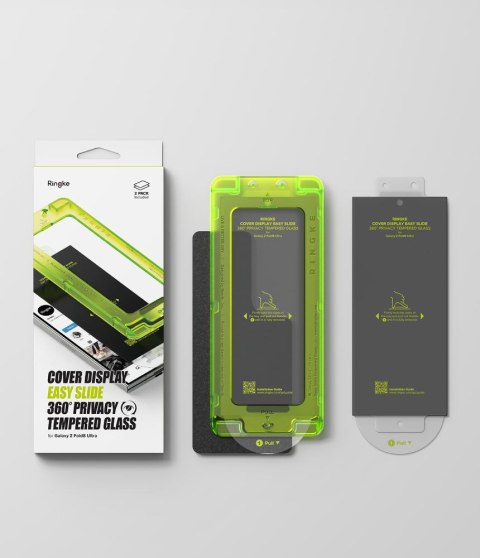 SZKŁO PRYWATYZUJĄCE RINGKE COVER DISPLAY EASY SLIDE 360 2-PACK GALAXY Z FOLD 8 ULTRA PRIVACY