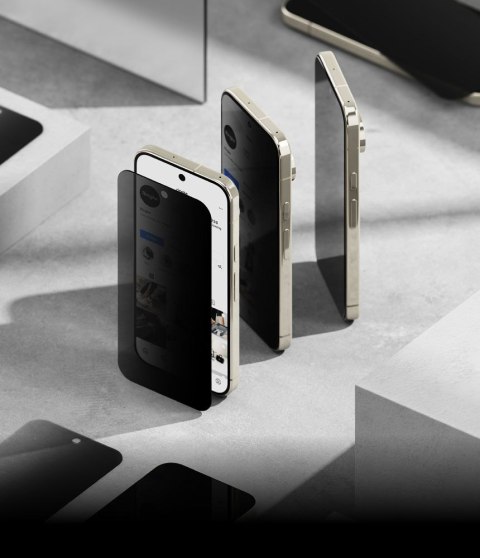 SZKŁO PRYWATYZUJĄCE RINGKE EASY SLIDE 2-PACK GOOGLE PIXEL 9 PRO XL / 10 PRO XL / 11 PRO XL PRIVACY