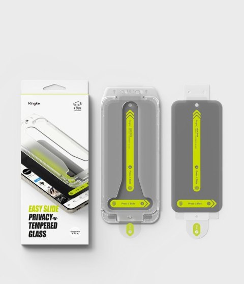 SZKŁO PRYWATYZUJĄCE RINGKE EASY SLIDE 2-PACK GOOGLE PIXEL 9 PRO XL / 10 PRO XL / 11 PRO XL PRIVACY
