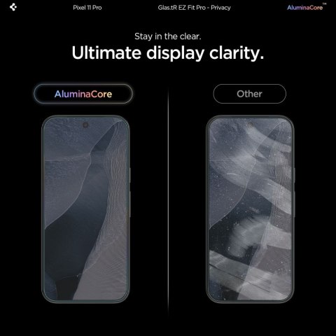 SZKŁO PRYWATYZUJĄCE SPIGEN GLAS.TR EZ FIT PRO AC 2-PACK GOOGLE PIXEL 9 / 9 PRO / 10 PRO / 11 PRO PRIVACY
