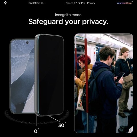 SZKŁO PRYWATYZUJĄCE SPIGEN GLAS.TR EZ FIT PRO AC 2-PACK GOOGLE PIXEL 9 PRO XL / 10 PRO XL / 11 PRO XL PRIVACY