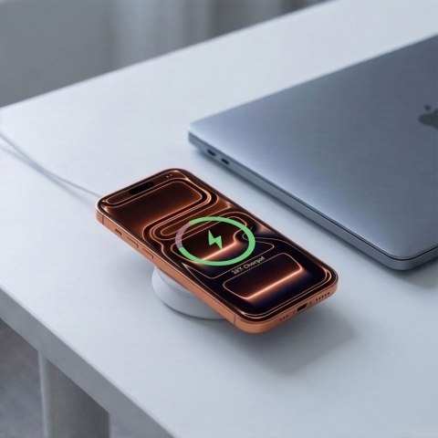 TECH-PROTECT A55 2IN1 MAGNETIC MAGSAFE WIRELESS CHARGER 25W QI2.2 WHITE