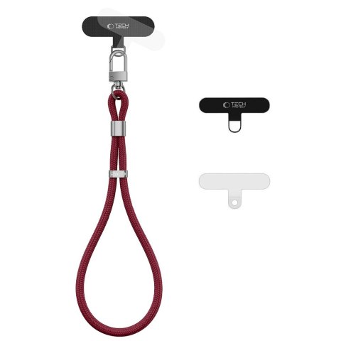 TECH-PROTECT C11S ROPE WRIST STRAP BURGUNDY WINE