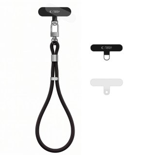 TECH-PROTECT C11S ROPE WRIST STRAP OBSIDIAN BLACK