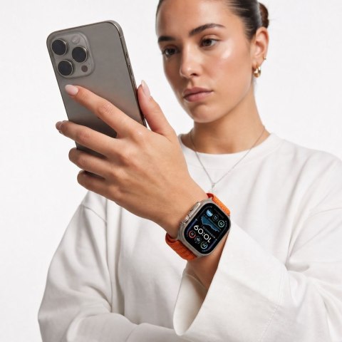 TECH-PROTECT NYLON SPORT APPLE WATCH 8 / 9 / 10 / 11 / SE / ULTRA (44 / 45 / 46 / 49 MM) ORANGE