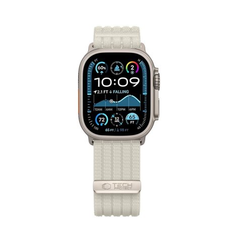 TECH-PROTECT NYLON SPORT APPLE WATCH 8 / 9 / 10 / 11 / SE / ULTRA (44 / 45 / 46 / 49 MM) STARLIGHT