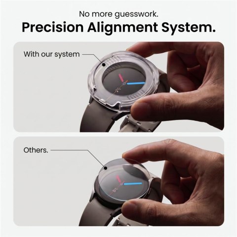 SZKŁO HARTOWANE TECH-PROTECT EASY SET+ 2-PACK SAMSUNG GALAXY WATCH 8 / 9 (40 MM) CLEAR