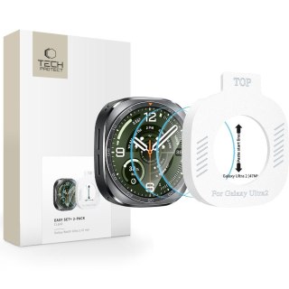 SZKŁO HARTOWANE TECH-PROTECT EASY SET+ 2-PACK SAMSUNG GALAXY WATCH ULTRA 2 2026 (47 MM) CLEAR