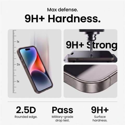 SZKŁO HARTOWANE TECH-PROTECT EASY SET+ 3-PACK IPHONE 18 PRO CLEAR