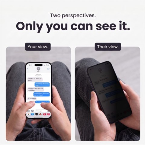 SZKŁO PRYWATYZUJĄCE TECH-PROTECT GLASS SPY+ 2-PACK IPHONE 18 PRO MAX PRIVACY