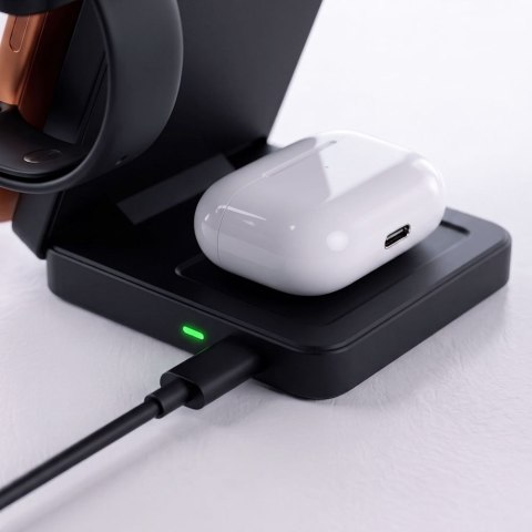 TECH-PROTECT A56 3IN1 MAGNETIC MAGSAFE WIRELESS CHARGER 25W QI2.2 BLACK