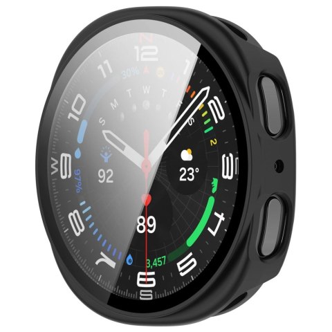 TECH-PROTECT DEFENSE 2-PACK SAMSUNG GALAXY WATCH 8 / 9 (40 MM) MATTE BLACK & CLEAR