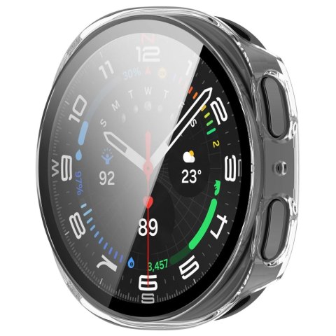 TECH-PROTECT DEFENSE 2-PACK SAMSUNG GALAXY WATCH 8 / 9 (40 MM) MATTE BLACK & CLEAR