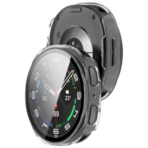 TECH-PROTECT DEFENSE 2-PACK SAMSUNG GALAXY WATCH 8 / 9 (40 MM) MATTE BLACK & CLEAR